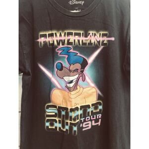 Size M Disney's Unisex T-Shirt Powerline Stand Out Tour 1994 Goofy S S 38" Chest